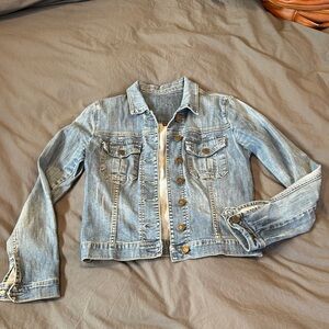 Kut from the Kloth Light Blue Jean Jacket